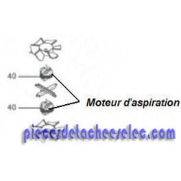 Moteur D'aspiration pour Table à Repasser RI720A Astoria