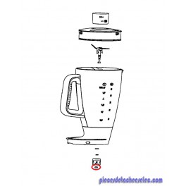 Ecrou pour Robot Blender Moulinex Ecrou pour Robot Blender Moulinex