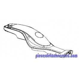 Boitier supérieur blanc pour aspirateur Air Force 560 Rowenta