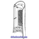 Boitier arrière pour ventilateurs Rowenta