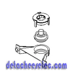 Palier/Guide/Turbine pour ventilateurs Rowenta