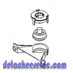 Palier/Guide/Turbine pour ventilateurs Rowenta