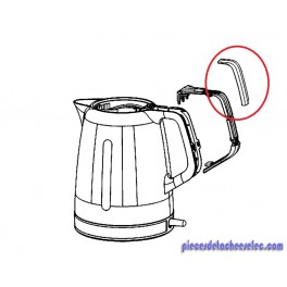 Couvercle poignée chrome pour Bouilloire Moulinex Couvercle poignée chrome pour Bouilloire Moulinex