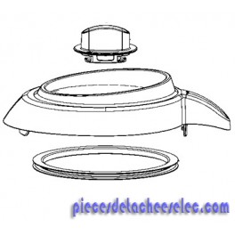 Couvercle Plastique Blanc pour Blender Spup & Co Moulinex Couvercle Plastique Blanc pour Blender Spup & Co Moulinex
