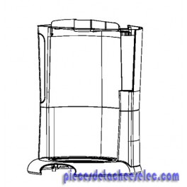 Corps noir pour Cafetière Moulinex Corps noir pour Cafetière Moulinex