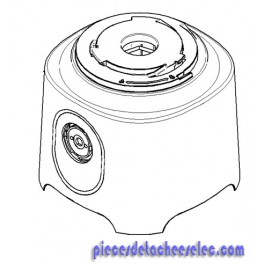 Demi Boitier Supérieur Blanc pour Robots Moulinex Demi Boitier Supérieur Blanc pour Robots Moulinex