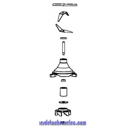 Support & Couteau pour Blender WMF Support & Couteau pour Blender WMF