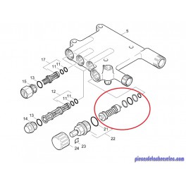 Soupape de Recyclage pour Nettoyeur Haute Pression Kärcher Soupape de Recyclage pour Nettoyeur Haute Pression Kärcher