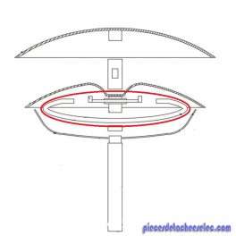 Résistance pour Parasol Chauffant CT3000/S Alpatec Résistance pour Parasol Chauffant CT3000/S Alpatec