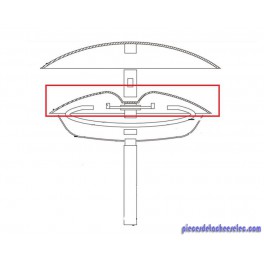 Dessous de Couvercle pour Parasol Chauffant CT3000/S Alpatec