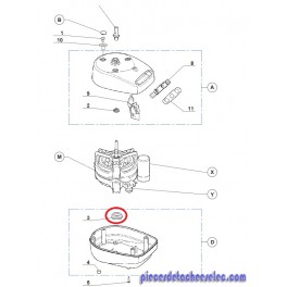 Rondelle de Calage pour Robot Mini Plus 18253F Magimix 