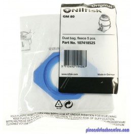 Lot de 5 Sacs Synthétiques pour Aspirateur Nilfisk Lot de 5 Sacs Synthétiques pour Aspirateur Nilfisk