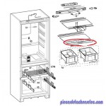 Profil Couvre Bac à Légumes pour Réfrigérateur E4DAAXC Hotpoint 