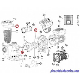 Pack de Joints pour Pompes Max-Flo II Hayward Pack de Joints pour Pompes Max-Flo II Hayward
