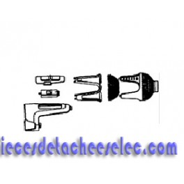 Boitier Avant + Interrupteur pour Brosse Coiffante Calor Boitier Avant + Interrupteur pour Brosse Coiffante Calor