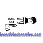 Boitier Avant + Interrupteur pour Brosse Coiffante Calor