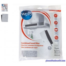 Filtre Graisse Charbon 2 en 1 pour Hotte Brandt Filtre Graisse Charbon 2 en 1 pour Hotte Brandt