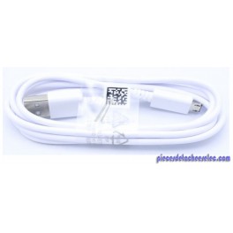 Câble USB Blanc pour Chargeur Samsung Câble USB Blanc pour Chargeur Samsung