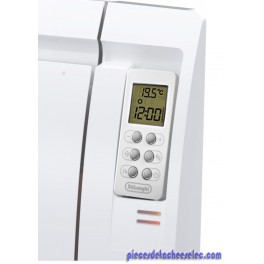 Thermostat Slide Fluide et Sec Blanc pour Radiateur DELONGHI