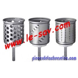 Lot 3 cylindres à raper pour KitchenAid MVSA