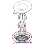 Grille/Filtre gris pour Presse Agrume Moulinex