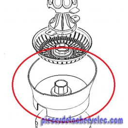 Bac gris pour Presse Agrume Moulinex Bac gris pour Presse Agrume Moulinex