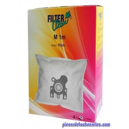 Lot de 4 sacs + 1 Filtre pour Aspirateur Miele Lot de 4 sacs + 1 Filtre pour Aspirateur Miele