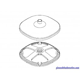 Socle Noir pour Ventilateur Rowenta Essential+ anti-moustique