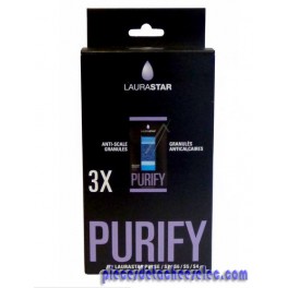 Kit Recharges X3 Granulés Aqua Refill pour Filtre à Eau Anti-Calcaire Laurastar Kit Recharges X3 Granulés Aqua Refill pour Filtre à Eau Anti-Calcaire Laurastar