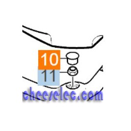 Ecrou Carrée à 6 Pans M10-04-A2E pour Aspirateur Karcher