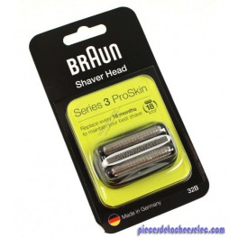 32 B Noir Cassette Série S3 300/320/340 32B pour Rasoir BRAUN 32 B Noir Cassette Série S3 300/320/340 32B pour Rasoir BRAUN