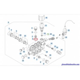 O-Ring D 15.54x2.62 pour Nettoyeur Haute Pression Karcher O-Ring D 15.54x2.62 pour Nettoyeur Haute Pression Karcher