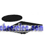 Grille de Cuison Fonte Emaillée Cadre + Cercle Coloris Mate pour Barbecue 4 Séries CAMPINGAZ