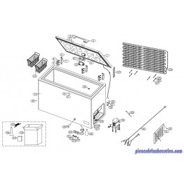 Porte Congélateur Avec Joint 15 W pour Congélateur AYA Porte Congélateur Avec Joint 15 W pour Congélateur AYA