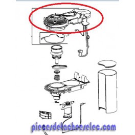 Résistante + Diffuseur pour Machine à Café Expresso Nespresso KRUPS Résistante + Diffuseur pour Machine à Café Expresso Nespresso KRUPS