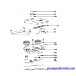 Ailette Droite 220-240V pour Hotte Rosiéres