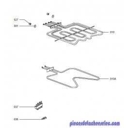 Résistance Grill 230V pour Four ELECTROLUX 