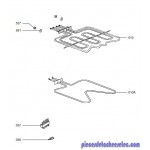 Résistance Grill 230V pour Four ELECTROLUX 