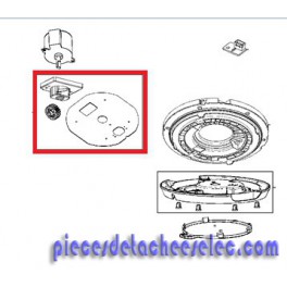 Support Moteur + Pignon pour Purificateur d'Air ROWENTA 