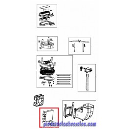 Résistance + Thermostat Fusible pour Cabine de Défroissage ROWENTA 