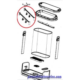 Cintre + Pince x2 pour Cabine de Défroissage Rowenta Cintre + Pince x2 pour Cabine de Défroissage Rowenta