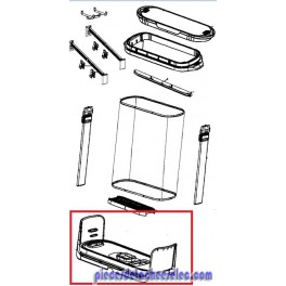 Boitier Supérieur pour Cabine de Défroissage ROWENTA Boitier Supérieur pour Cabine de Défroissage ROWENTA