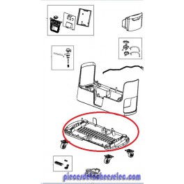 Boitier Inférieur Complet pour Cabine de Défroissage ROWENTA 