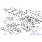 Thermocouple Tripleflamme MM.750 pour Cuisiniére SMEG