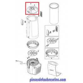 Couvercle Gris 5 L pour Aspirateur NILFISK Couvercle Gris 5 L pour Aspirateur NILFISK