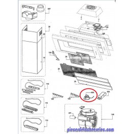 Ensemble Lampe LED + Cable pour Hotte SOGELUX Ensemble Lampe LED + Cable pour Hotte SOGELUX