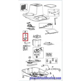 Tige + Ressort + Support Sécurité pour Robot Chauffant Moulinex Tige + Ressort + Support Sécurité pour Robot Chauffant Moulinex