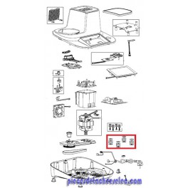 Kit Amortisseur + Rondelles pour Robot Chauffant Moulinex Kit Amortisseur + Rondelles pour Robot Chauffant Moulinex