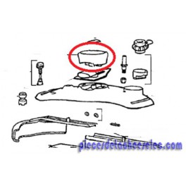 Bouton Marron pour Cocotte clipsovale Inox SEB Bouton Marron pour Cocotte clipsovale Inox SEB