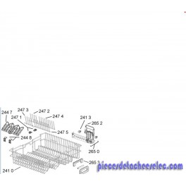 Palier Supérieur Grey Ikea pour Lave Vaisselle WHIRLPOOL